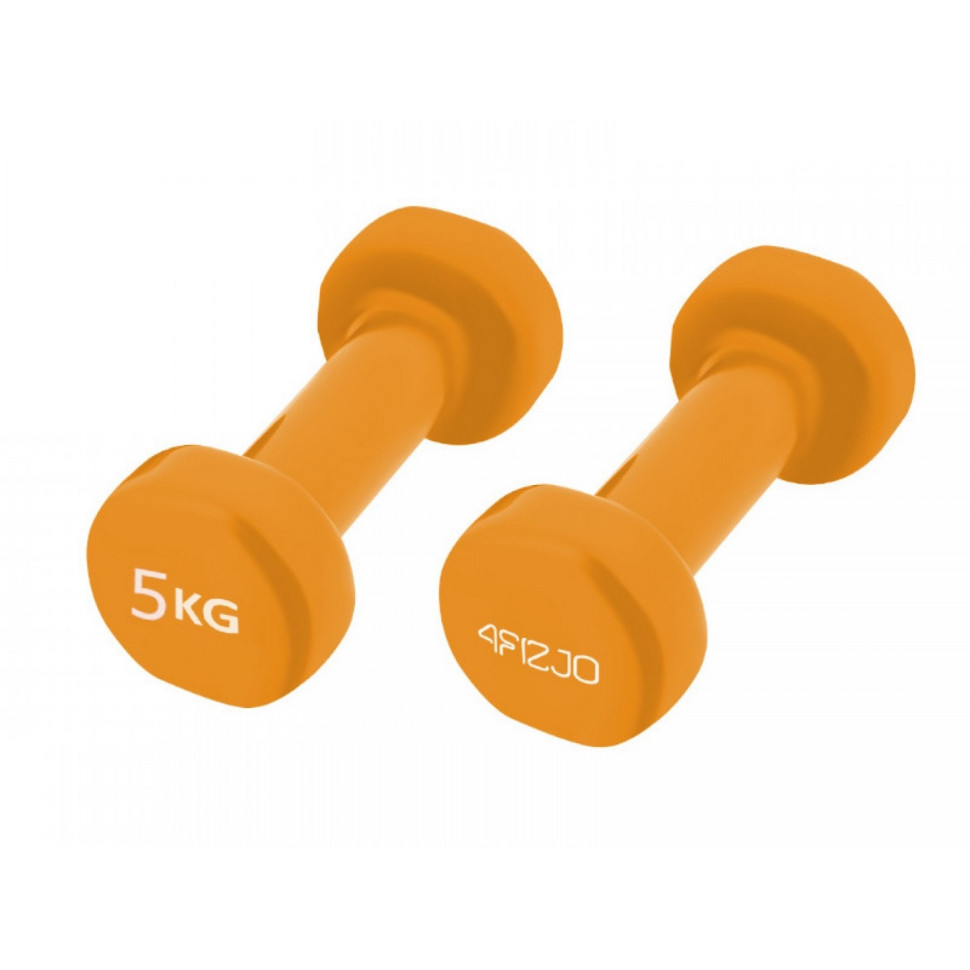 Гантели виниловые 4FIZJO 4FJ0210, 2 x 5 кг