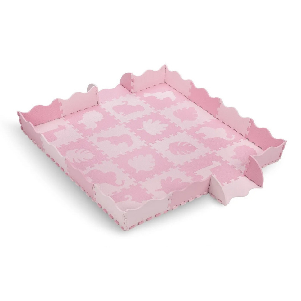 Детский коврик-пазл MoMi ZAWI MAED00012 розовый 150 x 150 см
