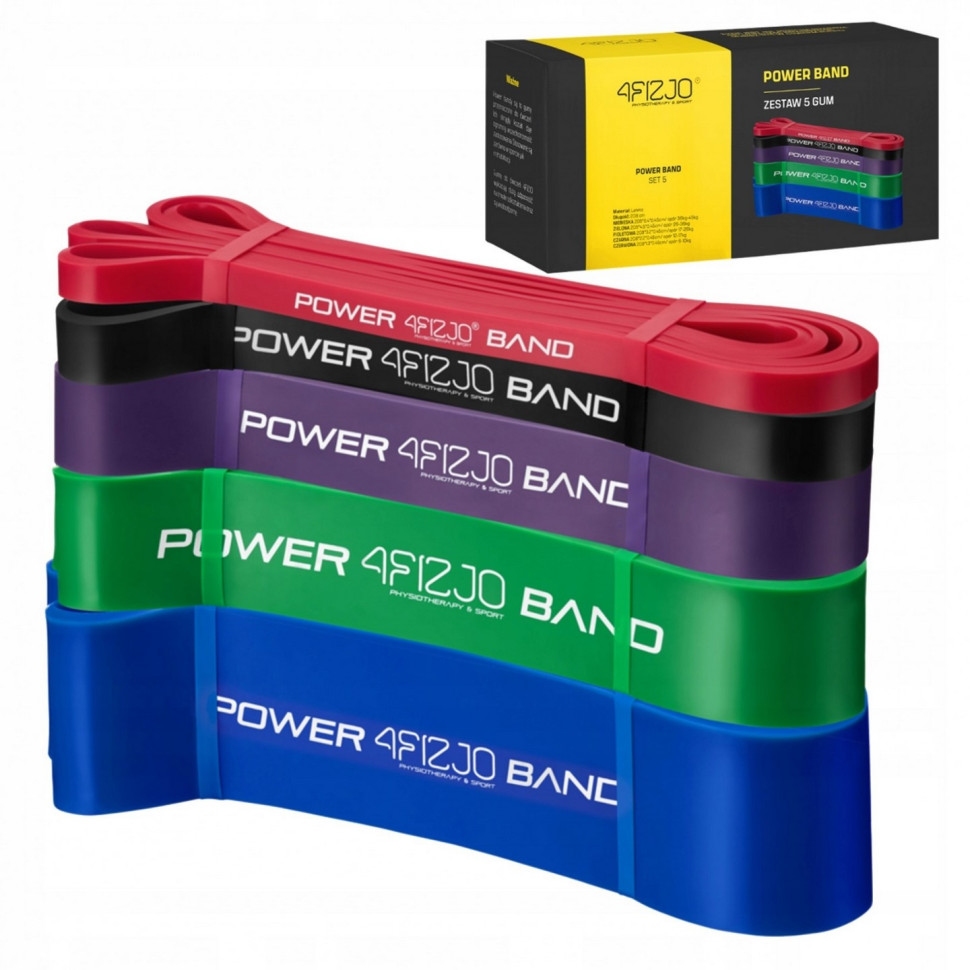 Эспандер-петля Power Band 4FIZJO 4FJ0001, 6-46 кг