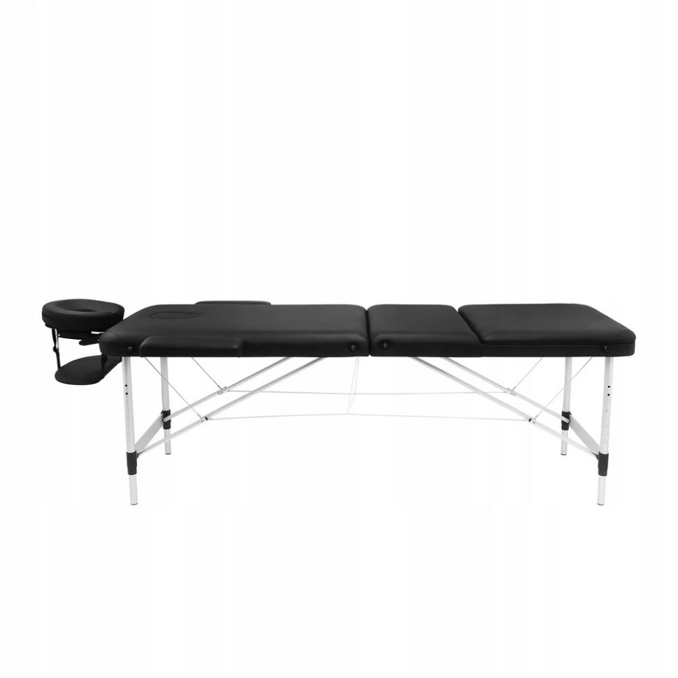 Массажный стол складной Massage Table+ Alu W60 4FIZJO TABLE+W60BLACK, Black