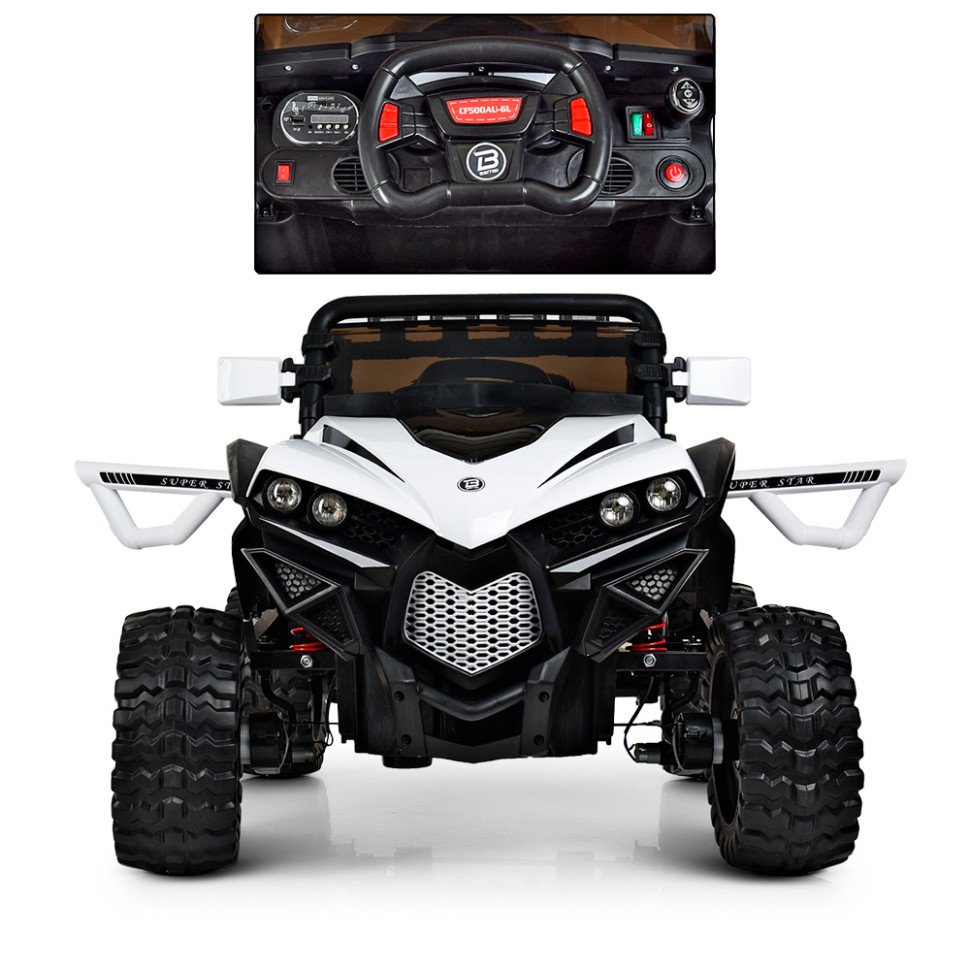 Дитячий електромобіль Джип Bambi Racer M 3804EBLR-1 до 50 кг