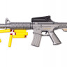 Игрушечный автомат с мягкими пулями M16 PF Golden Gun 910GG