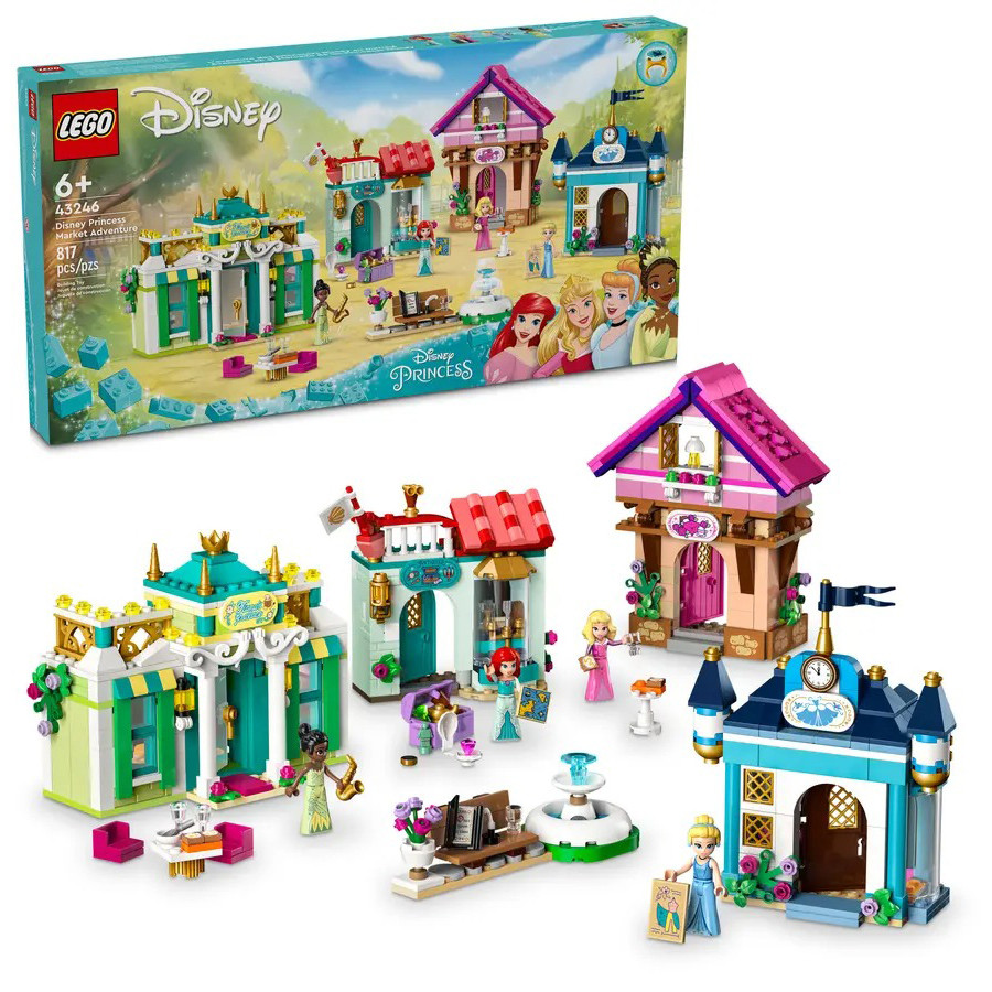 Конструктор LEGO Disney Princess Пригода діснеївської принцеси на ярмарку 43246, 817 деталей