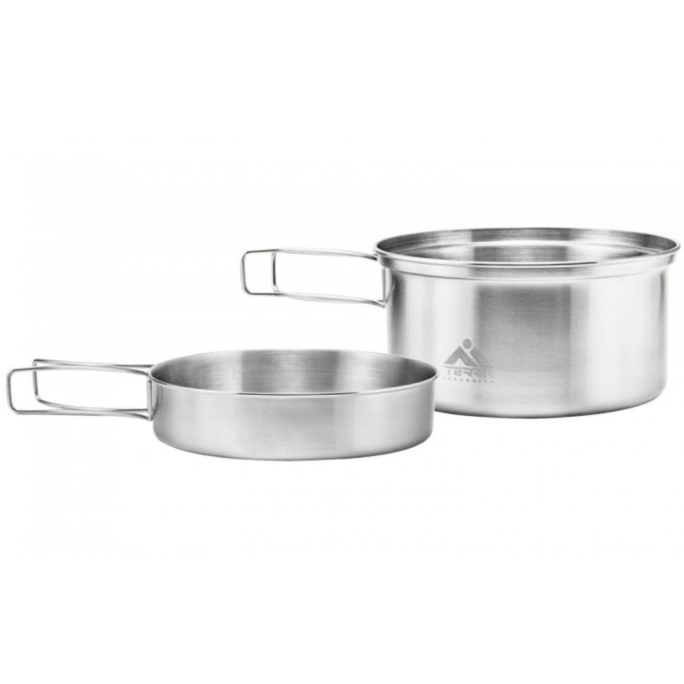 Набор посуды стальной Pot Pan Set Terra Incognita ti-374