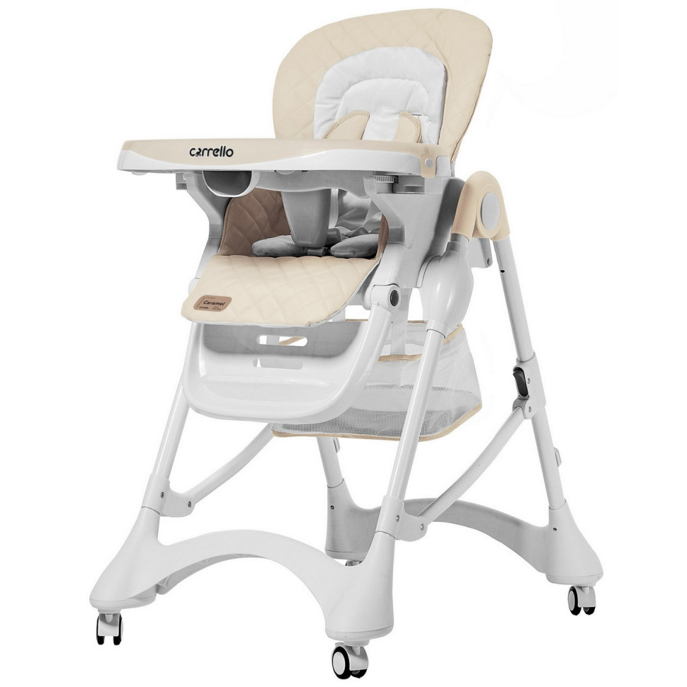 Дитячий стільчик для годування CARRELLO Caramel CRL-9501/3 Cream Beige