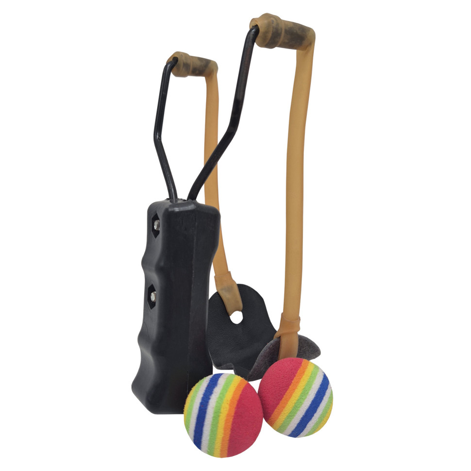 Дитяча іграшка Рогатка Bambi 1806B38 два м'ячики в комплекті