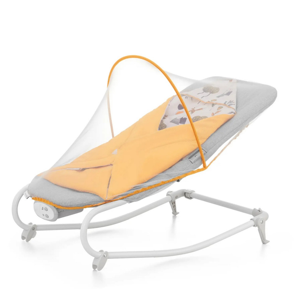 Дитячий шезлонг-гойдалка Felio 2 Kinderkraft KBFELI20YEL0000 Forest Yellow