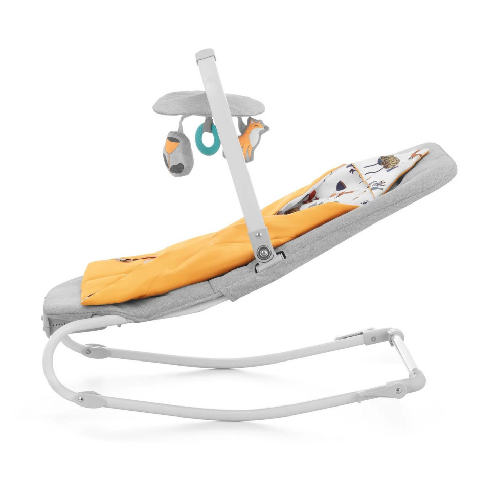 Дитячий шезлонг-гойдалка Felio 2 Kinderkraft KBFELI20YEL0000 Forest Yellow
