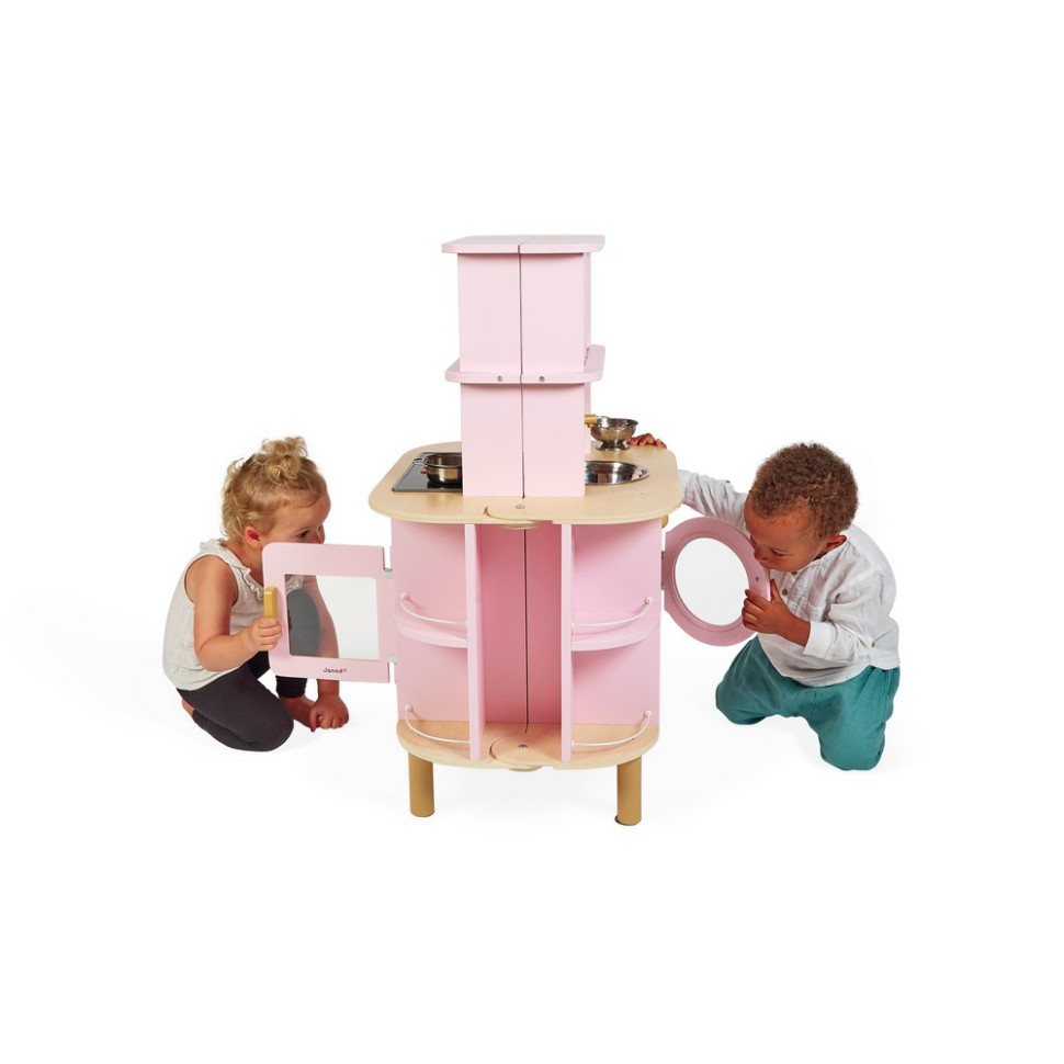 Игровой набор деревянный Кухня Двусторонняя Janod J06616, 55 х 47 х 87 см