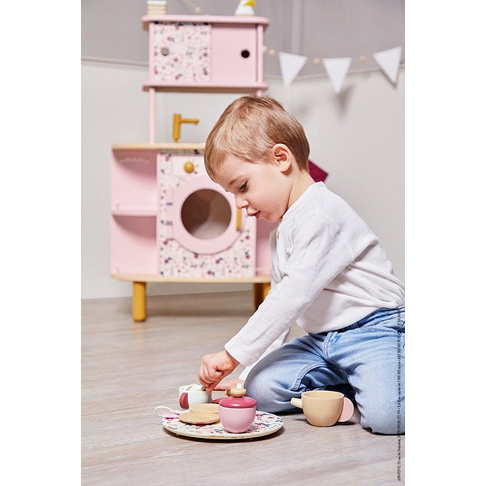 Игровой набор деревянный Кухня Двусторонняя Janod J06616, 55 х 47 х 87 см