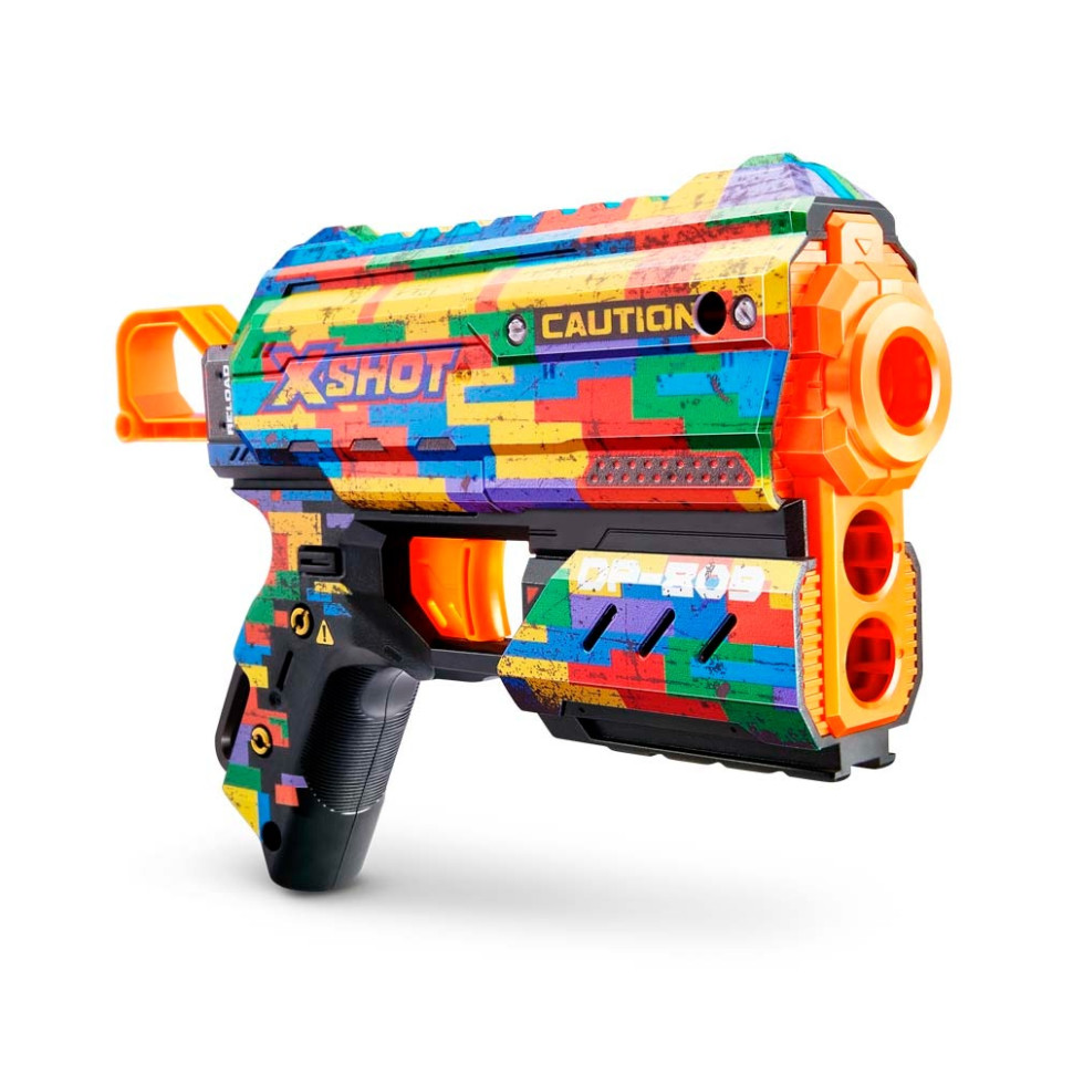 Быстрострельный бластер Skins Flux Striper Zuru 36516K 8 патронов