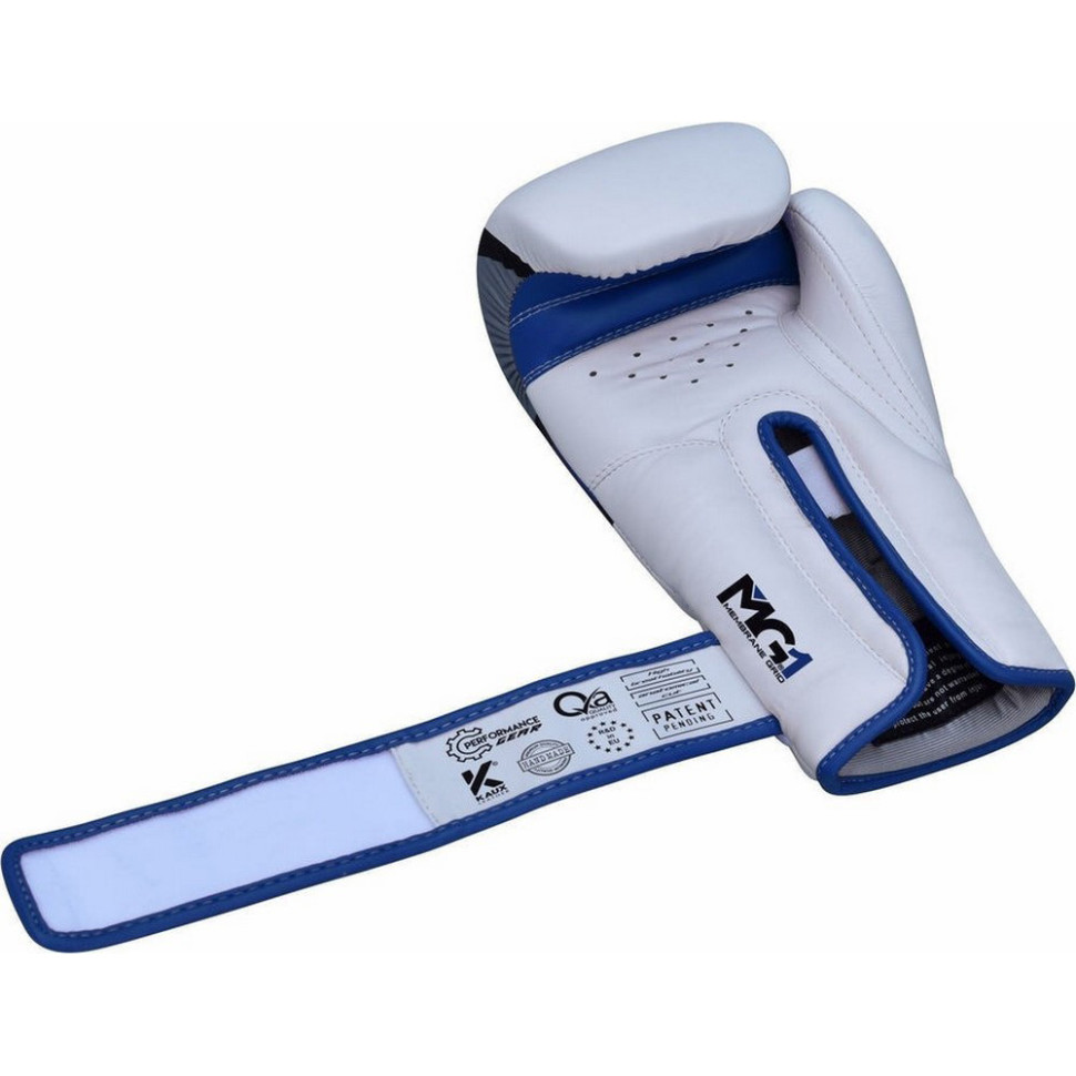 Боксерські рукавиці F7 Ego RDX Inc Limited BGR-F7U-16oz, Blue 16 унцій (капа в комплекті)