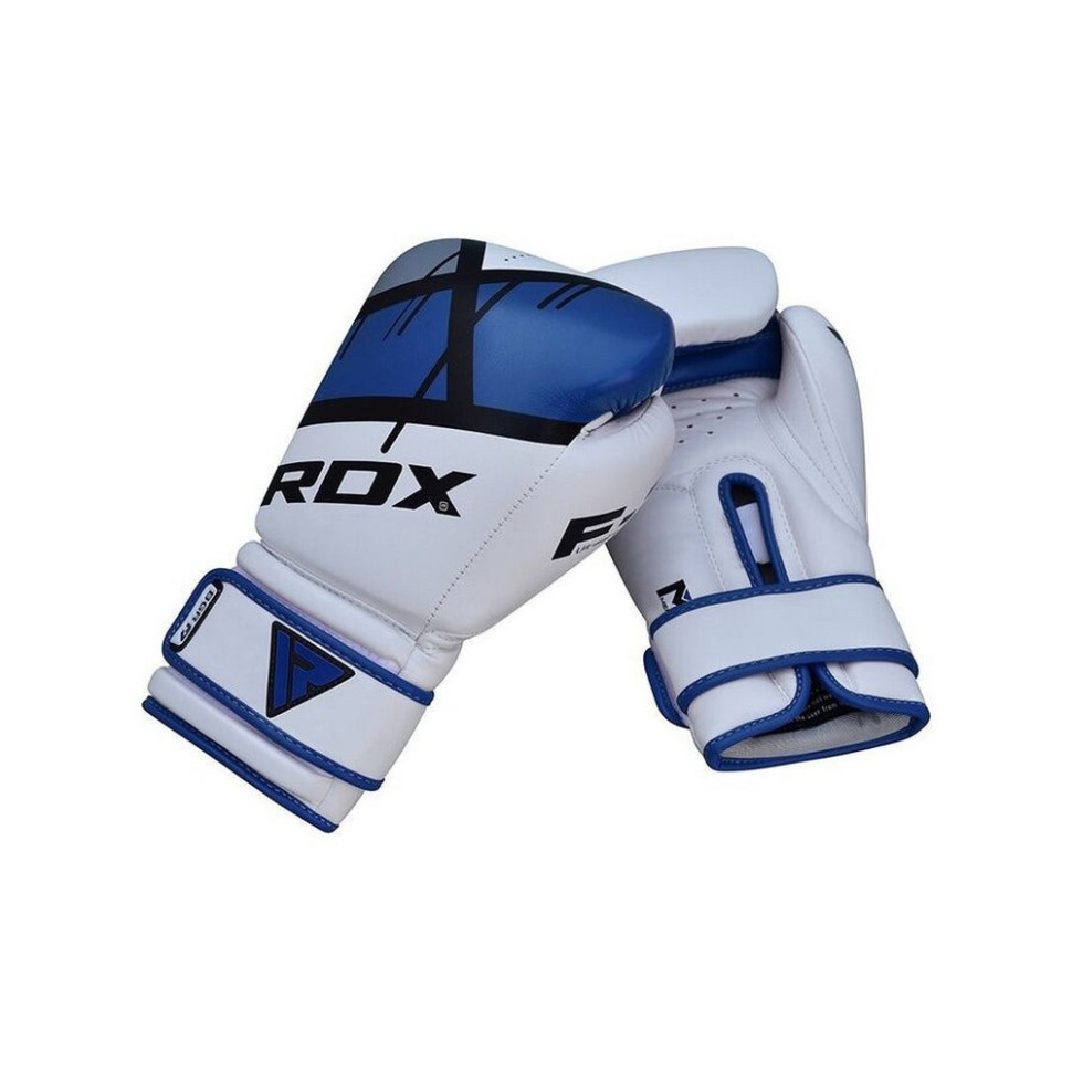 Боксерські рукавиці F7 Ego RDX Inc Limited BGR-F7U-16oz, Blue 16 унцій (капа в комплекті)