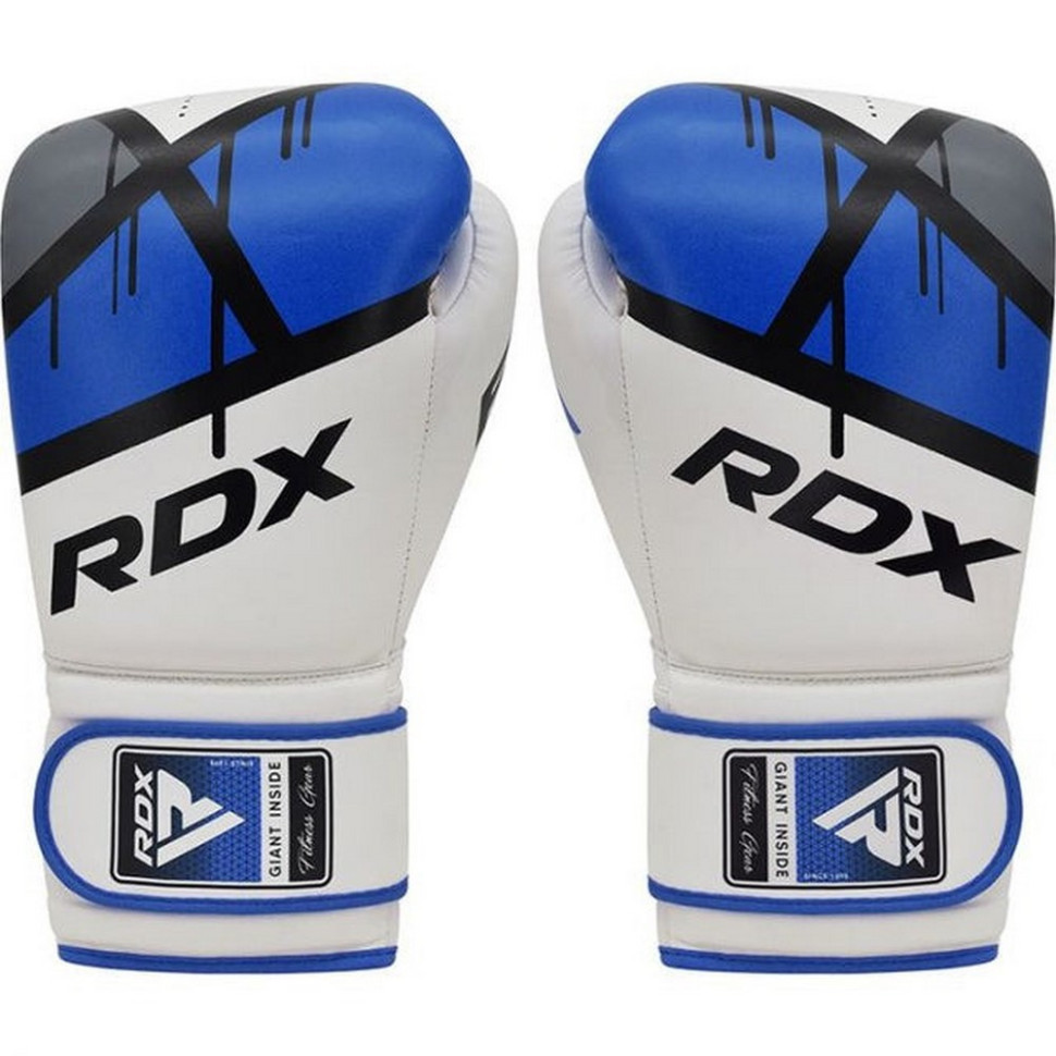 Боксерські рукавиці F7 Ego RDX Inc Limited BGR-F7U-16oz, Blue 16 унцій (капа в комплекті)