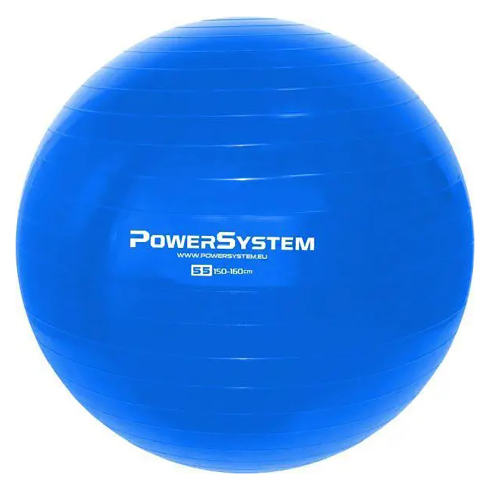 М'яч для фітнесу та гімнастики Power System PS-4011_55cm_Blue