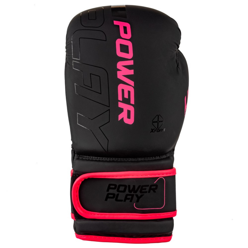 Боксерські рукавиці 3024 Ultra Mat PowerPlay PP_3024_8oz_Bl/Pink, розмір 8 унцій