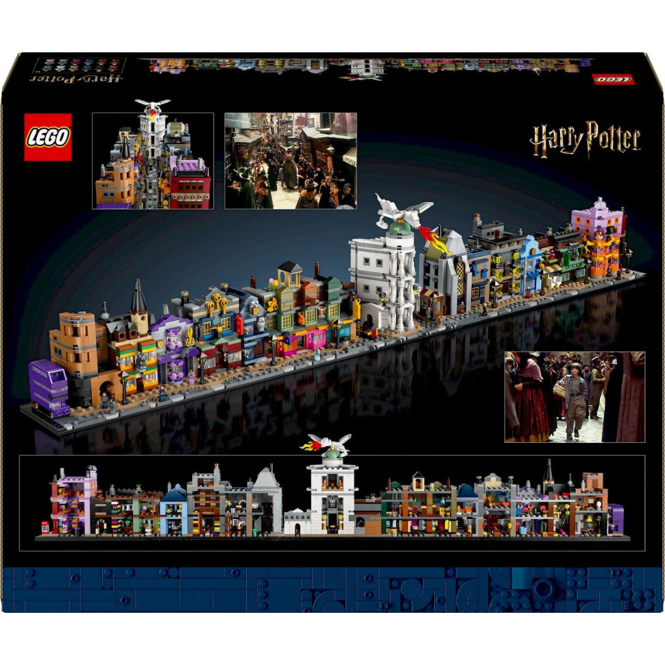 Конструктор LEGO Harry Potter Аллея Диагон. Колдовские магазины 76444, 2750 деталей