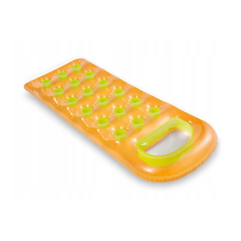 Надувний матрац стаканчики Intex 59895(Orange) 188x71см