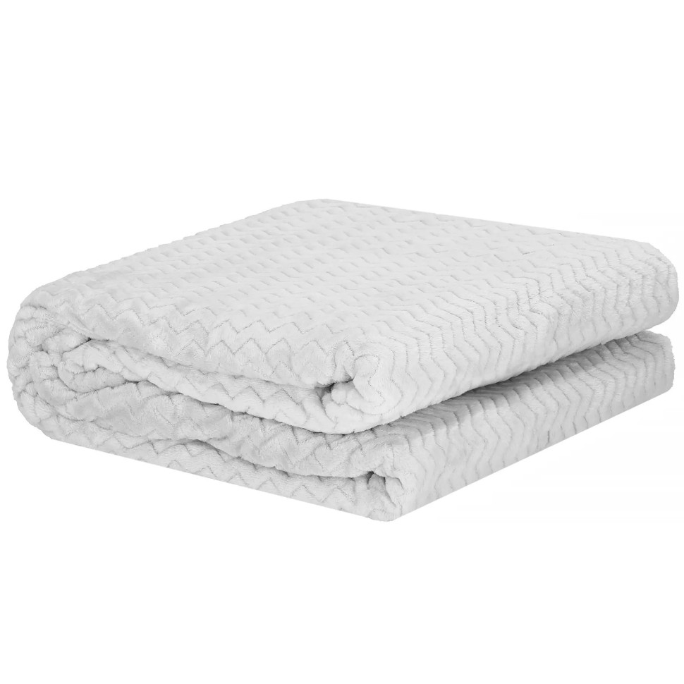 Плед-покрывало Extra Soft Springos HA7138 белый 160x200 см