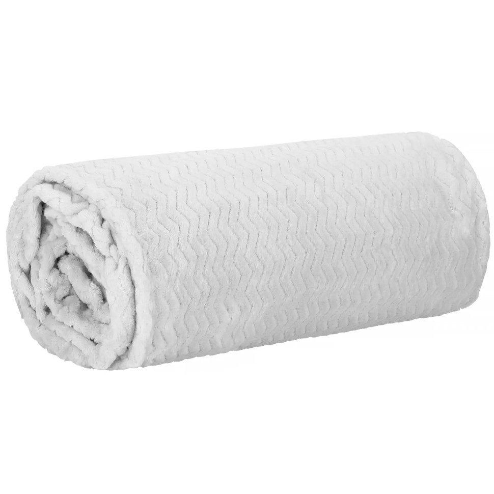 Плед-покрывало Extra Soft Springos HA7138 белый 160x200 см