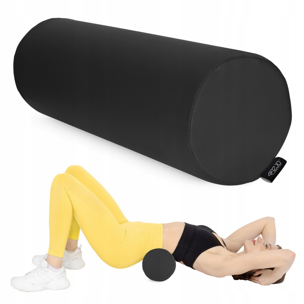Валик для реабилитации и массажа 4FIZJO P-5905973402972 Black 60 x 20 см