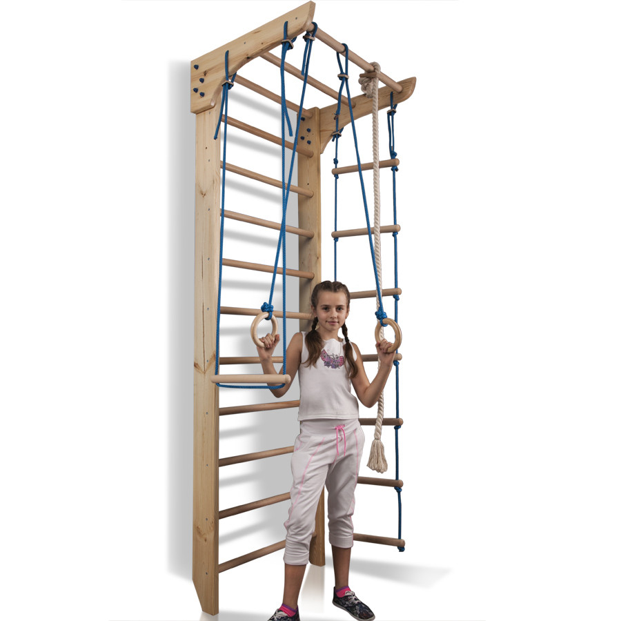 Детский спортивный уголок SportBaby «Kinder 2-240» с кольцами