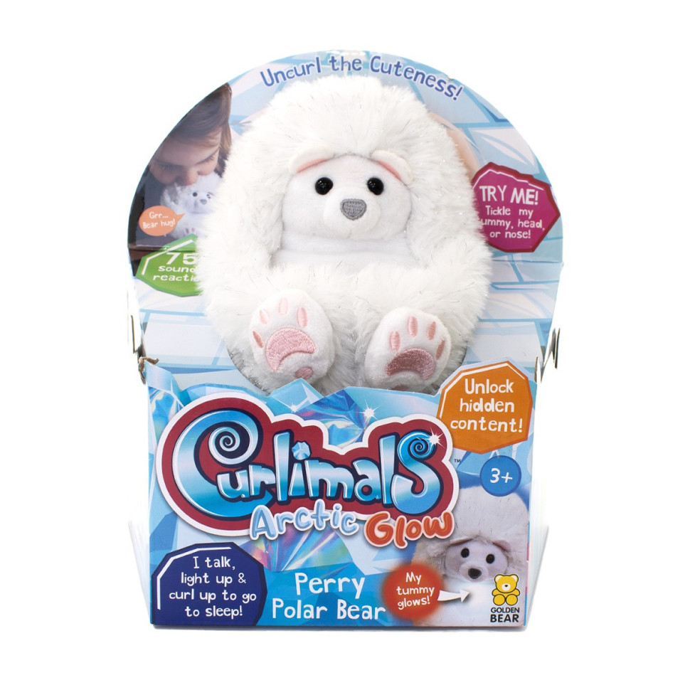 Интерактивная игрушка CURLIMALS серии «Arctic Glow» - ПОЛЯРНЫЙ МИШКА ПЕРРИ Curlimals 3725