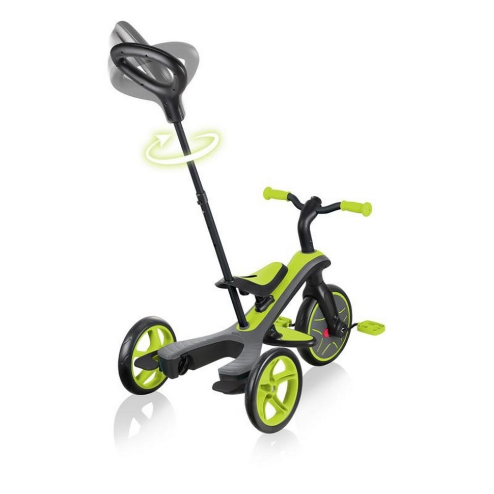 Велосипед детский трехколесный 4в1 EXPLORER TRIKE GLOBBER 632-106-3 зеленый