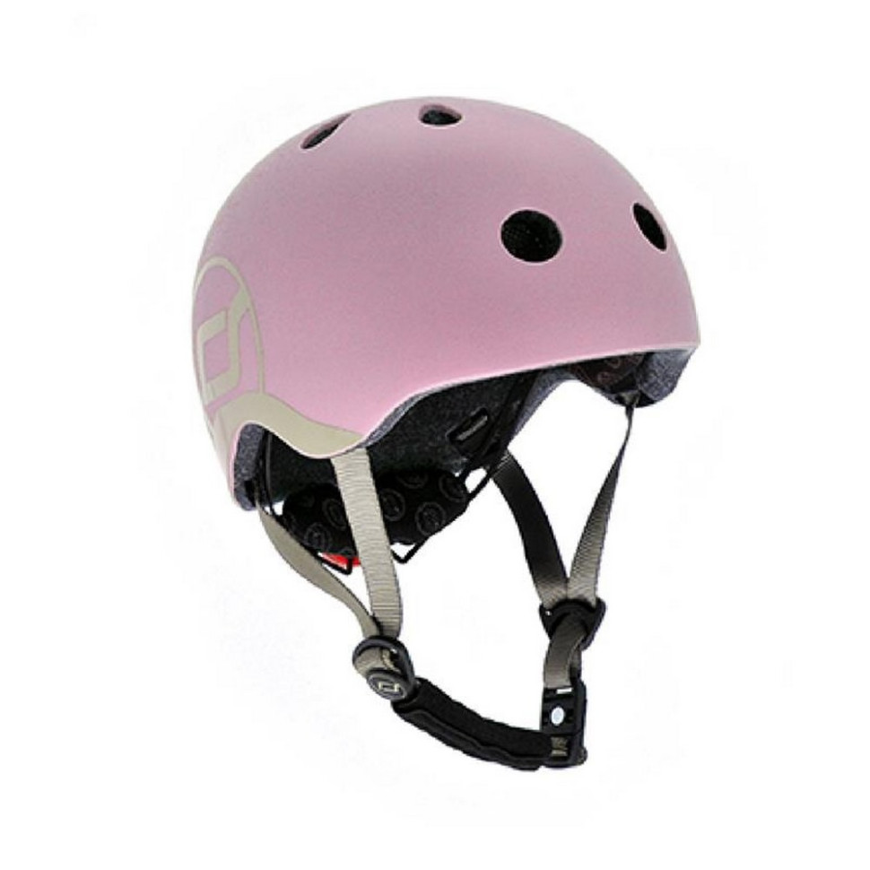 Шолом захисний дитячий Scoot and Ride SR-181206-ROSE, пастельно-рожевий, з ліхтариком, 45-51 см