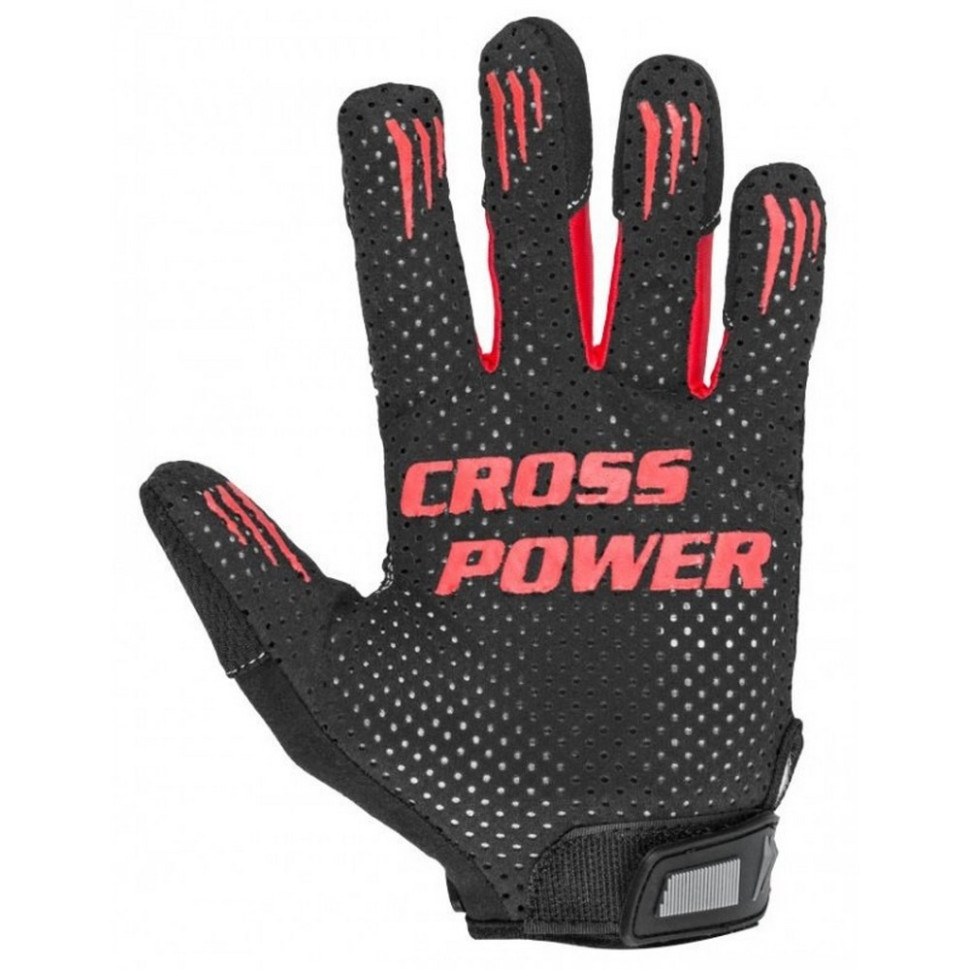 Рукавички для кросфіту з довгим пальцем Cross Power Power System PS-2860_XL_Black-red, XL