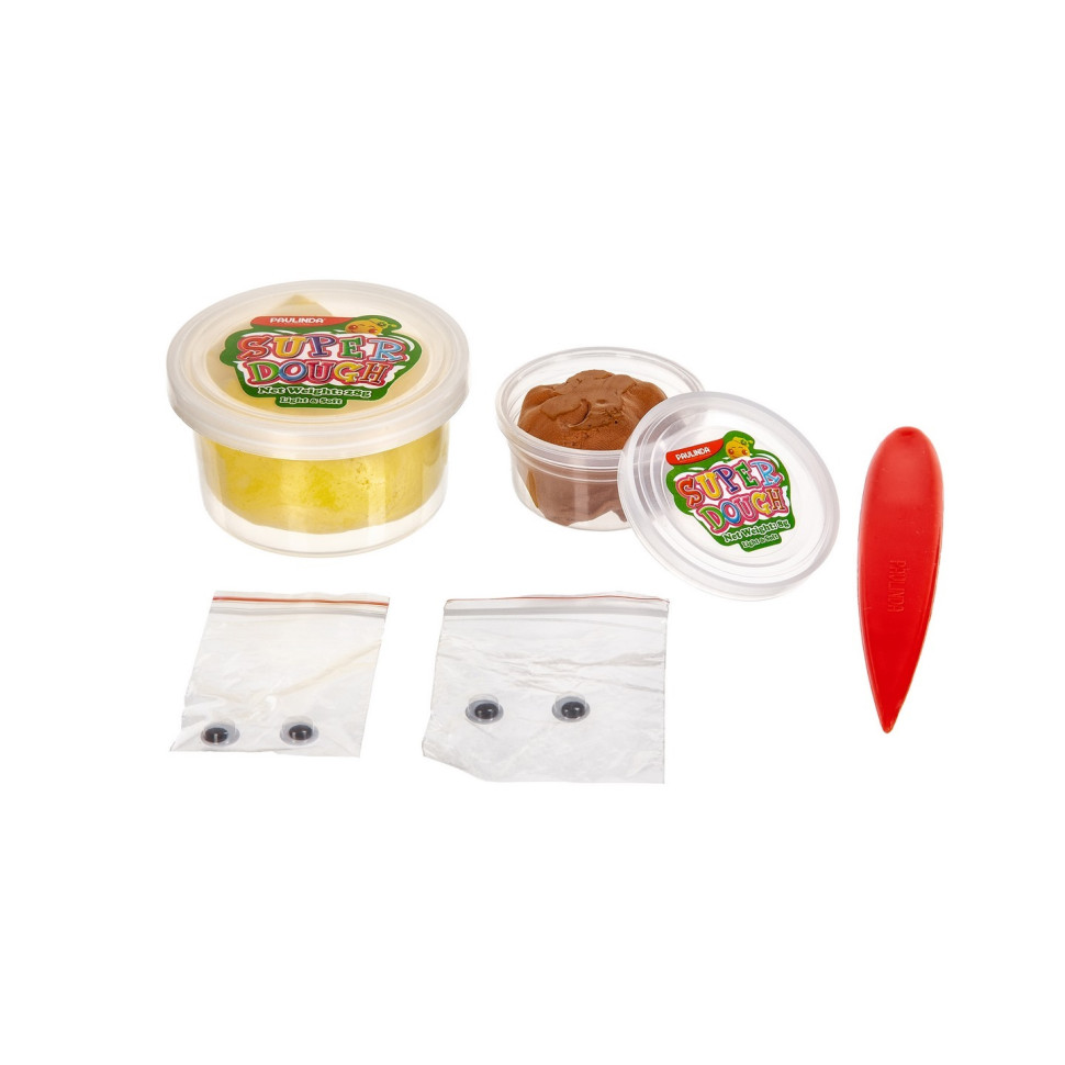 Маса для ліплення Paulinda Super Dough Fun4one Жираф (рухливі очі) PL-1565