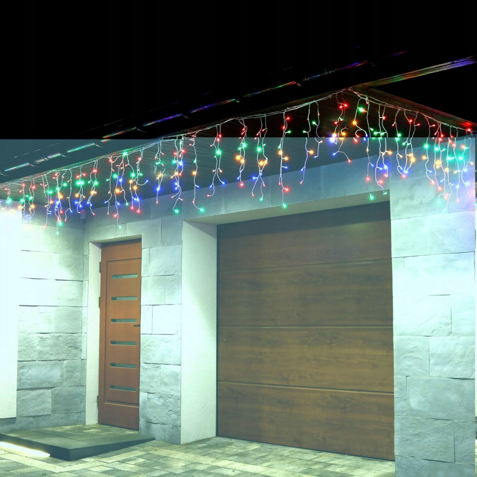Гірлянда бахрома вулична Springos CL0203, 8 м 200 LED, Mix