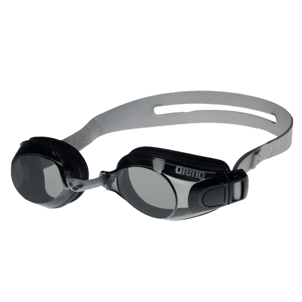 Очки для плавания ZOOM X-FIT Arena 92404-055 черный, дымчатый, серебристый OSFM