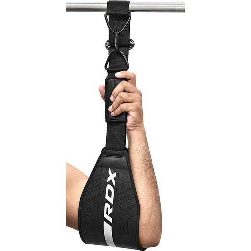 Петлі підвісні Береша F6 KARA Gym Workout Abs Straps RDX Inc Limited GAC-F6MW Black/White