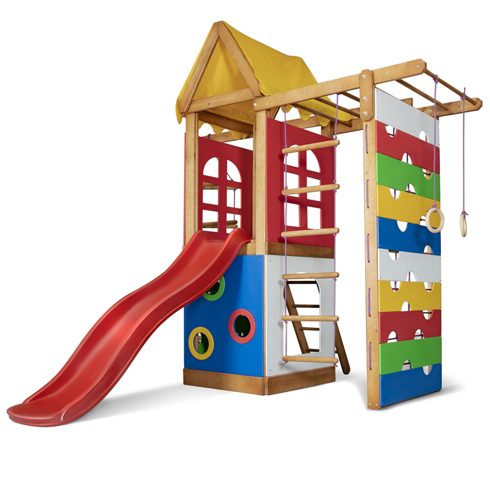 Дитячий ігровий комплекс SportBaby Babyland-28 з мотузковими сходами