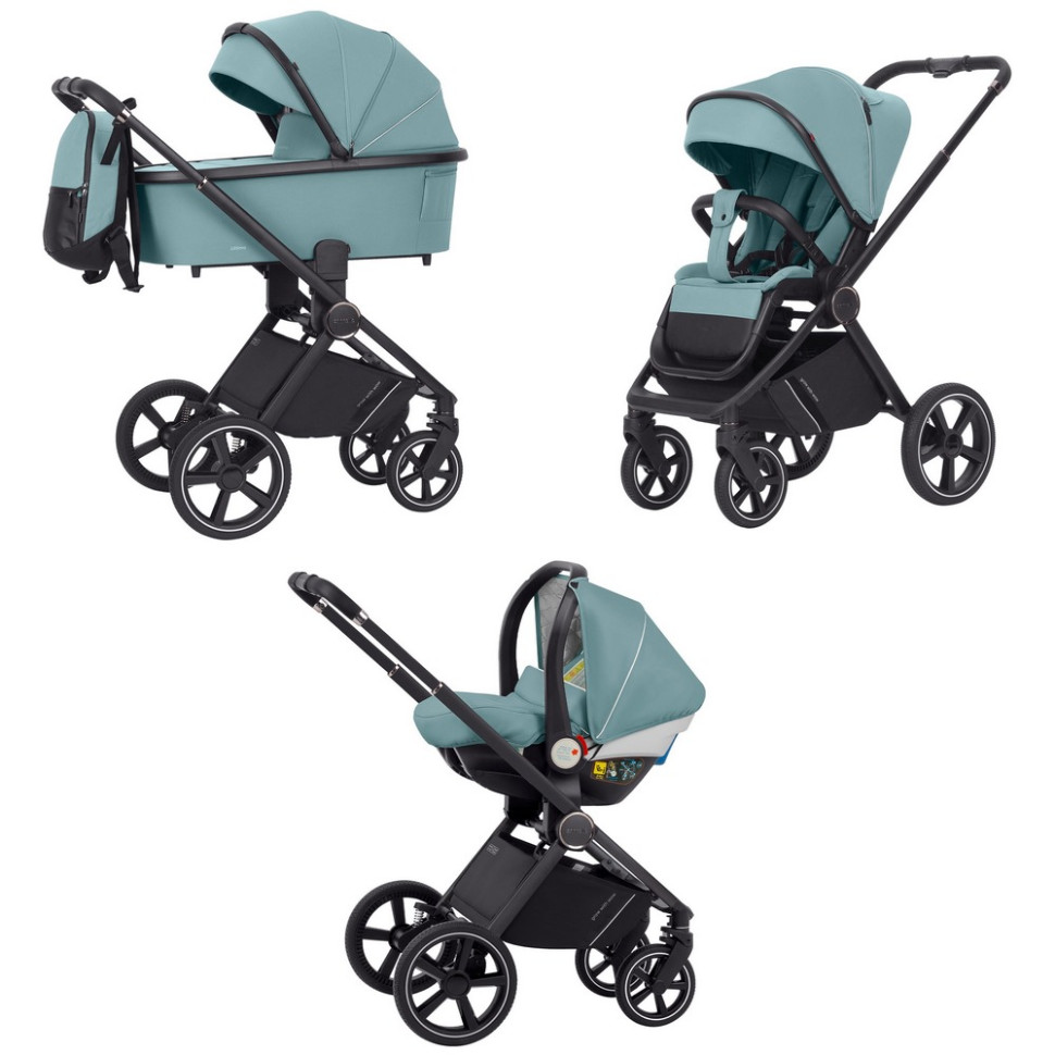 Коляска универсальная 3 в 1 Ultimo CARRELLO CRL-6517 Forest Green 