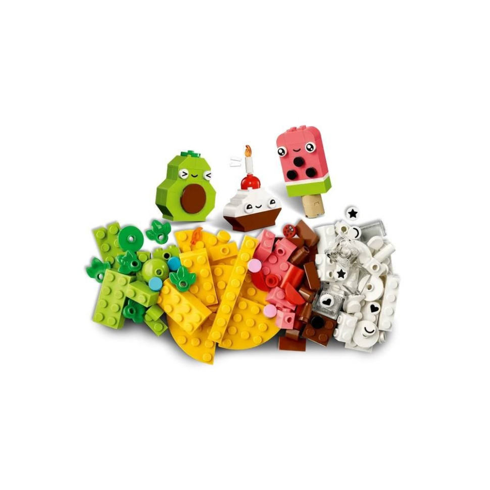 Конструктор дитячий Творчі друзі з їжею LEGO 11039, 150 деталей