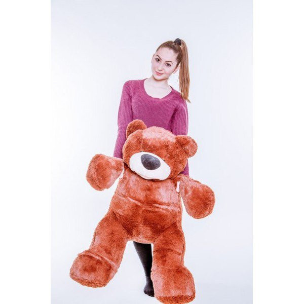 Мягкая игрушка Alina Toys мишка Бублик 110 см коричневый 5784690ALN