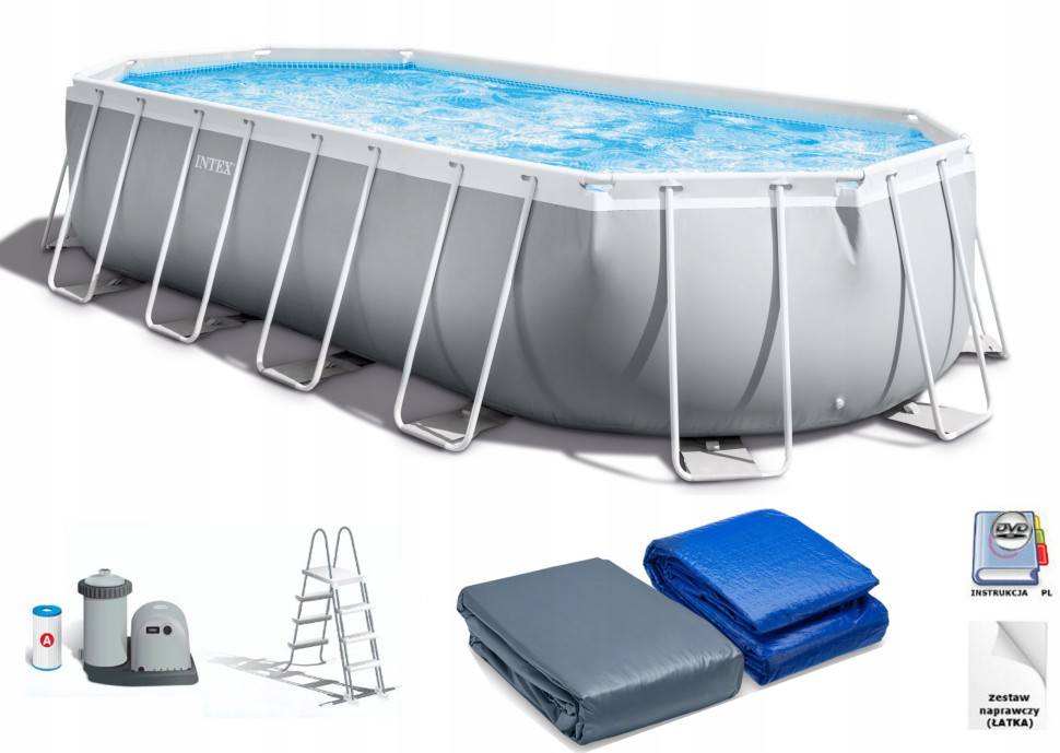 Каркасний басейн Intex 26796, 503х274х122 см, 13365 л