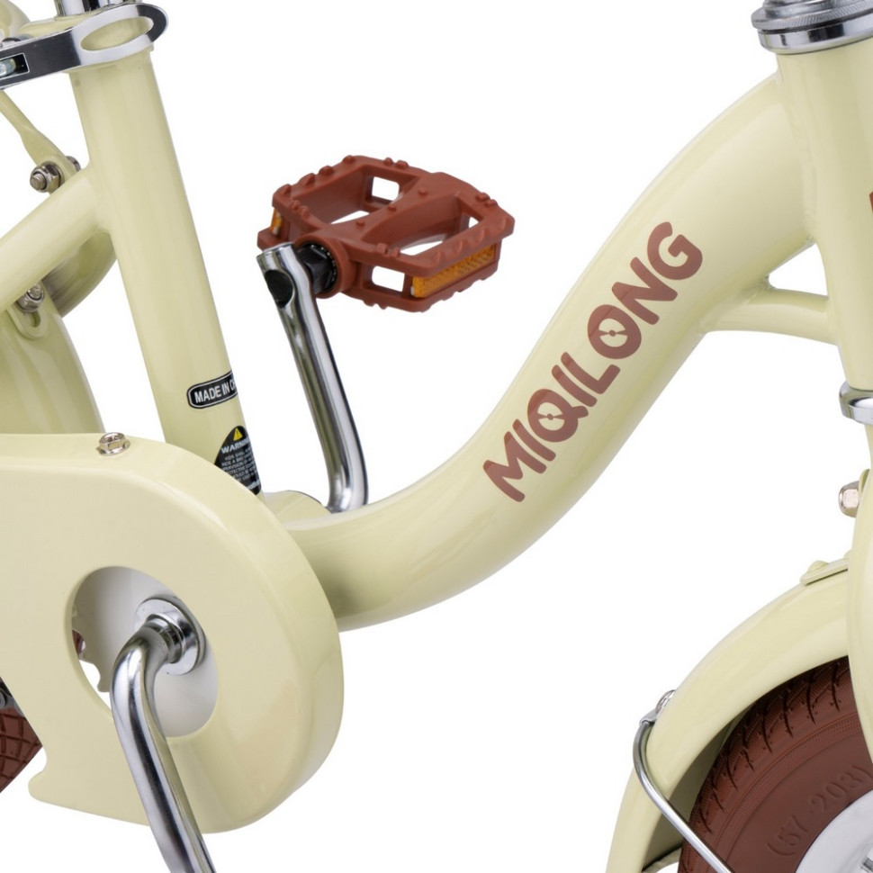 Дитячий велосипед Miqilong RBB-LS12-BEIGE бежевий 12 дюймів