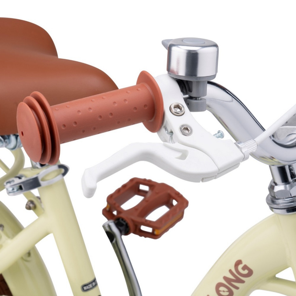Дитячий велосипед Miqilong RBB-LS12-BEIGE бежевий 12 дюймів