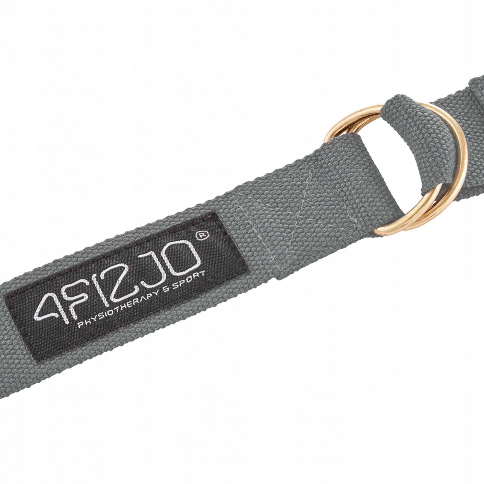 Ремінь для йоги 4FIZJO 4FJ0525 Grey 300 см