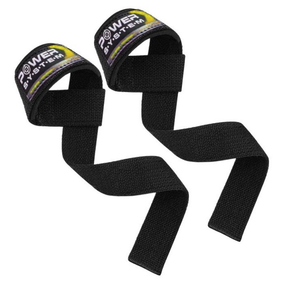 Лямки для тяги Power Straps Power System PS-3400_Bl/Yellow