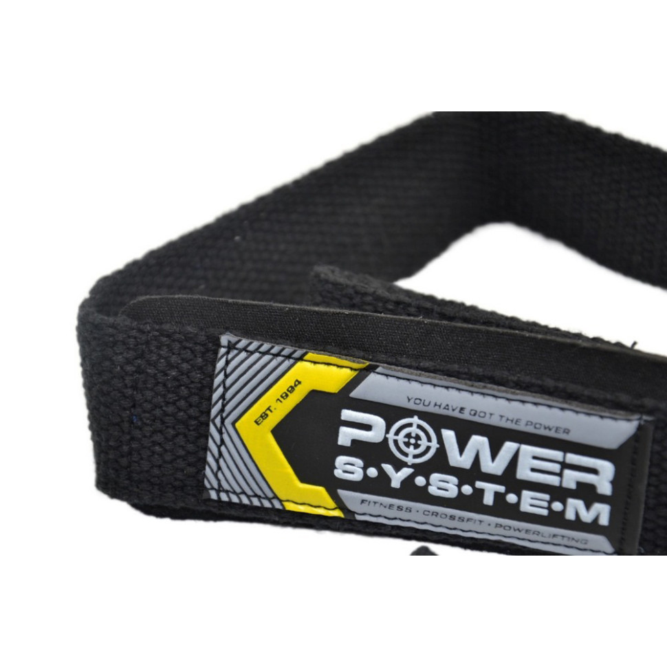 Лямки для тяги Power Straps Power System PS-3400_Bl/Yellow