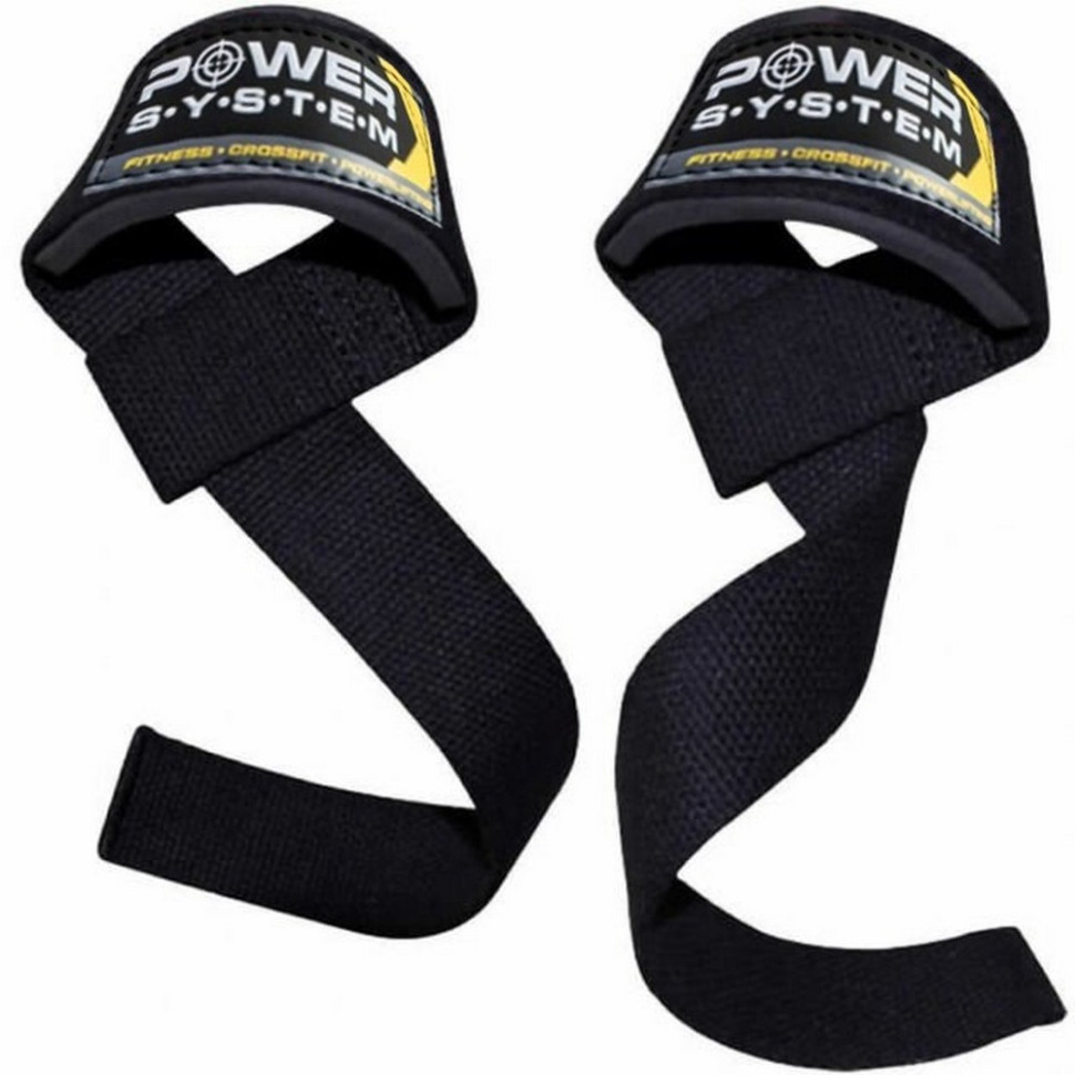 Лямки для тяги Power Straps Power System PS-3400_Bl/Yellow