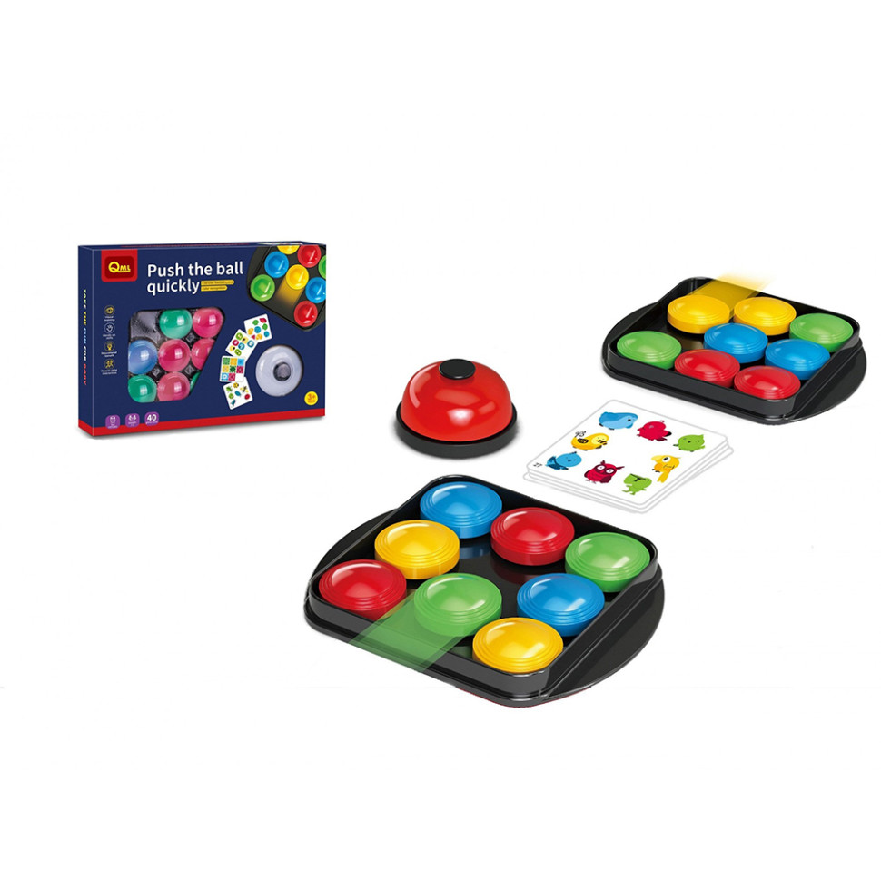 Логическая игра Пятнашки Bambi M13I 40 игровых карт, звоночек