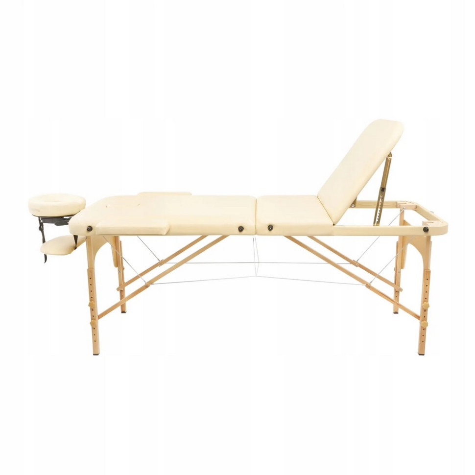 Масажний стіл складаний Massage Table+ Wood W60 4FIZJO TABLE+W60BEIGE, Beige