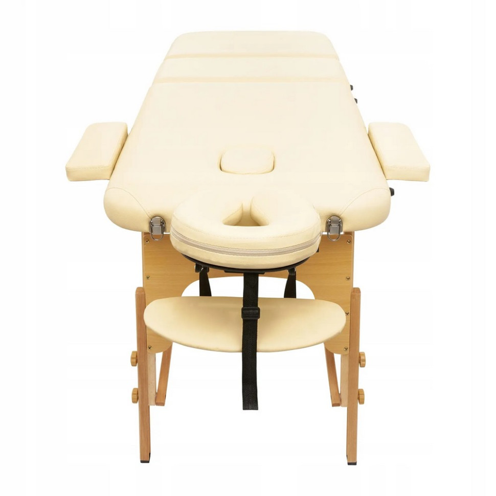 Масажний стіл складаний Massage Table+ Wood W60 4FIZJO TABLE+W60BEIGE, Beige