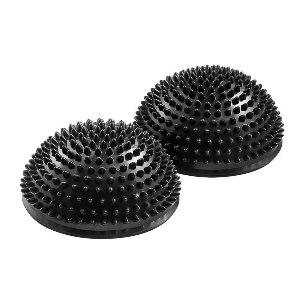 Півсфера масажна балансувальна Balance Pad 4FIZJO 4FJ0108 (масажер для ніг, стоп) 16 см, Black