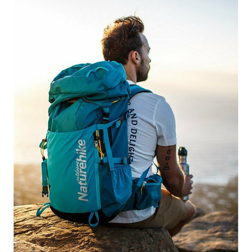 Рюкзак туристичний NH18Y045-Q Naturehike 6927595730508, 45 л, блакитний